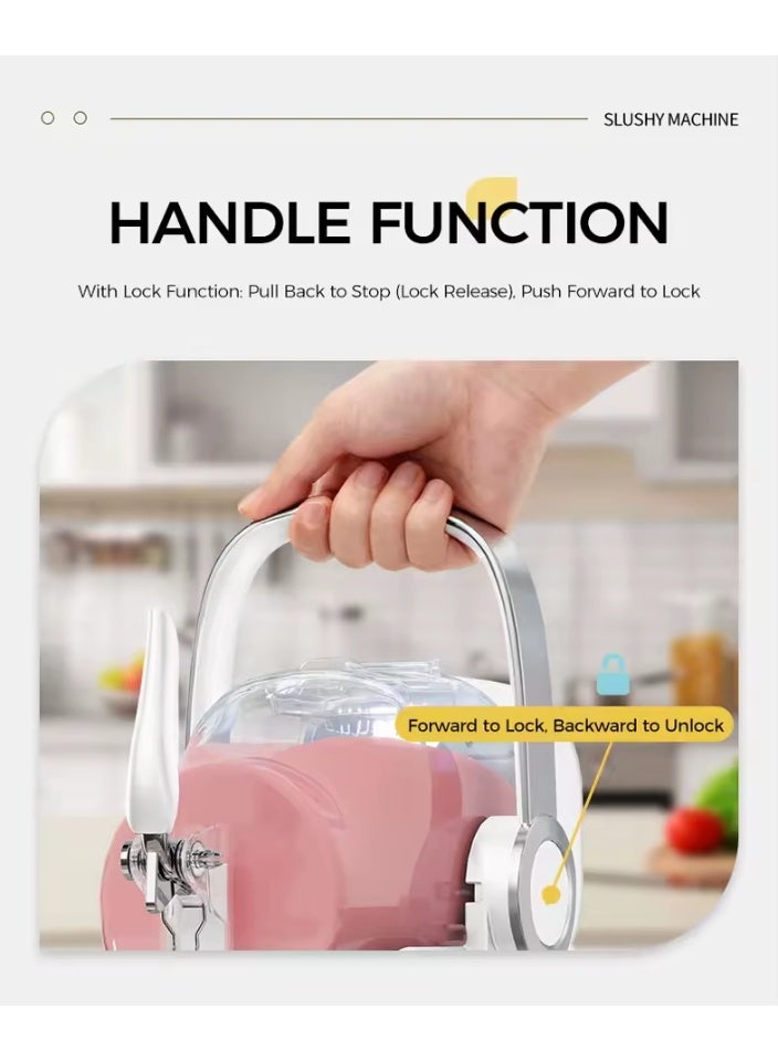 epicarma 6-in-1 Electric Slushie & Ice Cream Machine 2.6L, Professional Frozen Drink Maker, No Ice Needed, Stainless Steel Tank, Milkshake, Frappe, Cocktail & Slushy Blender - Image 4